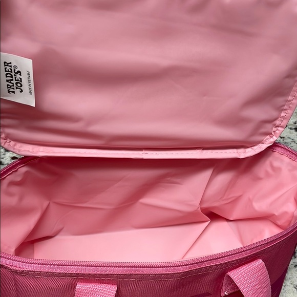 Trader Joe's Mini Pink Insulated Bag - Picture 2 of 4